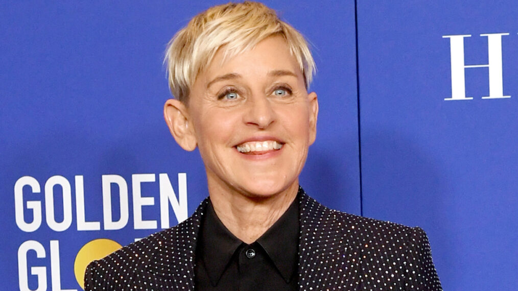 Ellen DeGeneres at Golden Globes 2020