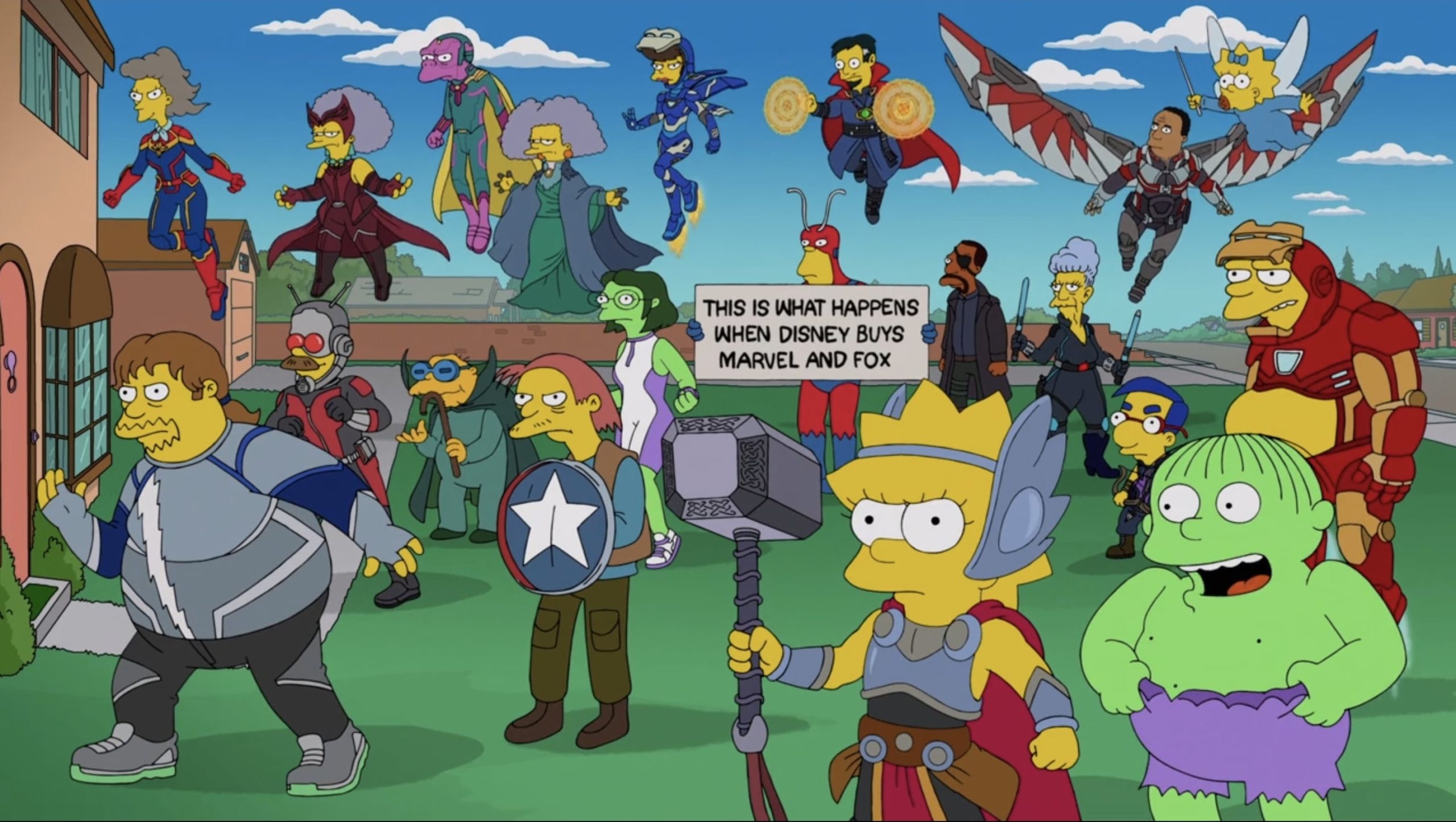 ‘the Simpsons Boss Al Jean Talks New Disney Crossover With Marvels Loki And Creating Superhero 