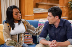 Tichina Arnold and Max Greenfield in The Neighborhood - 'Welcome to the Porch Pirate'