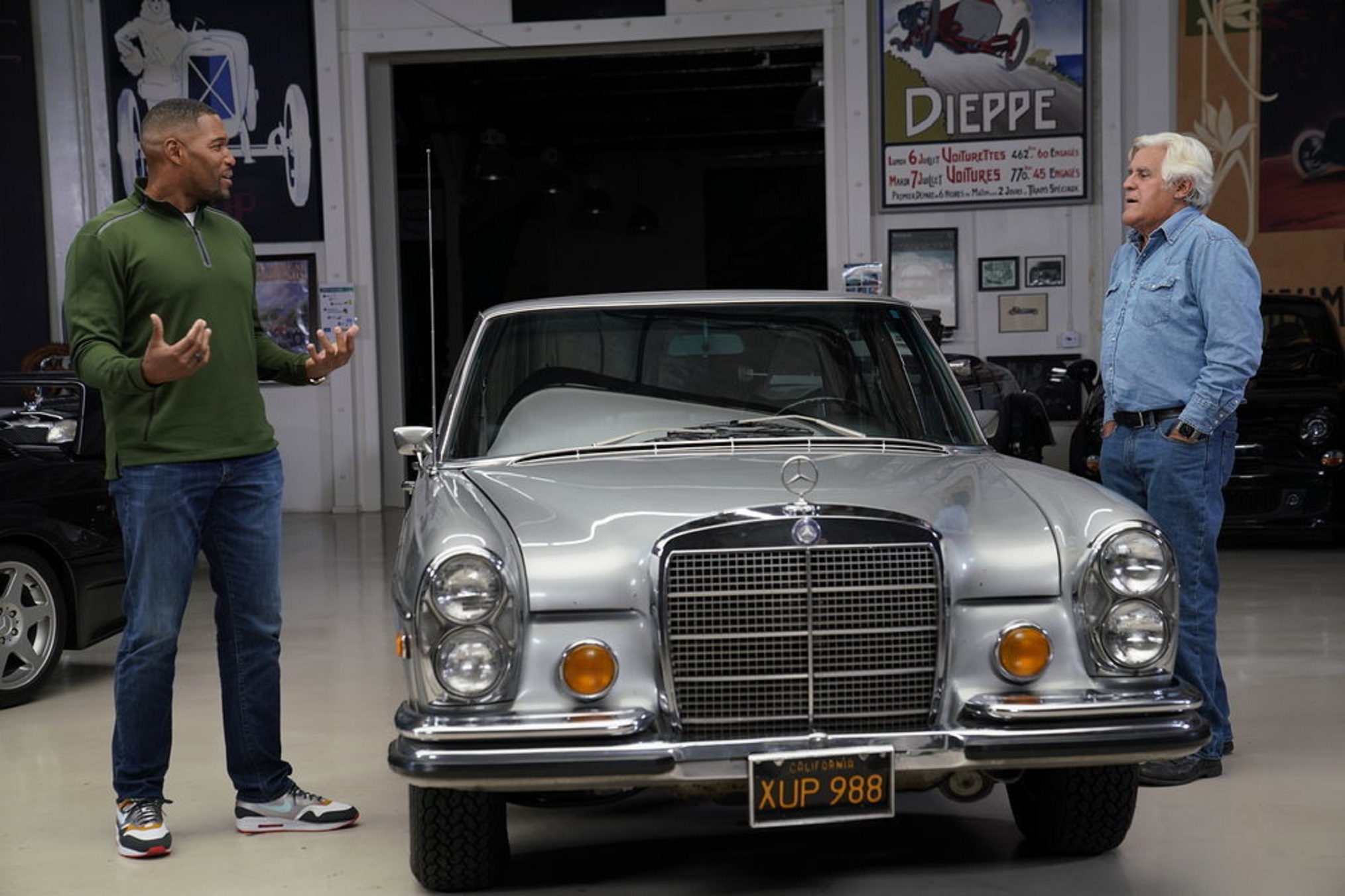 'Jay Leno’s Garage' First Look Kevin Bacon Reflects on 'Diner