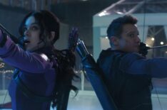 Hailee Steinfeld and Jeremy Renner in Hawkeye