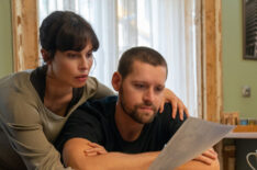 Heida Reed as Jamie Kellett, Luke Kleintank as Scott Forrester in FBI International