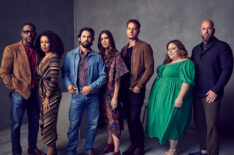 Sterling K. Brown as Randall, Susan Kelechi Watson as Beth, Milo Ventimiglia as Jack, Mandy Moore as Rebecca, Justin Hartley as Kevin, Chrissy Metz as Kate, Chris Sullivan as Toby in This Is Us - Season 6