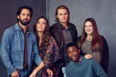 Milo Ventimiglia as Jack, Mandy Moore as Rebecca, Logan Shroyer as Kevin, Niles Fitch as Randall, Hannah Zeile as Kate in This Is Us - Season 6