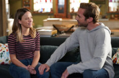 Allison Miller as Maggie and Ryan Hansen as Cam in A Million Little Things