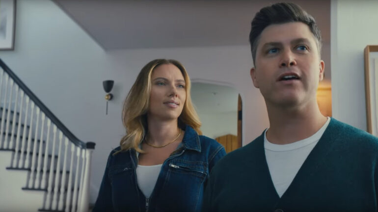 Scarlett Johansson & Colin Jost Star in Amazon Alexa Super Bowl Ad (VIDEO)