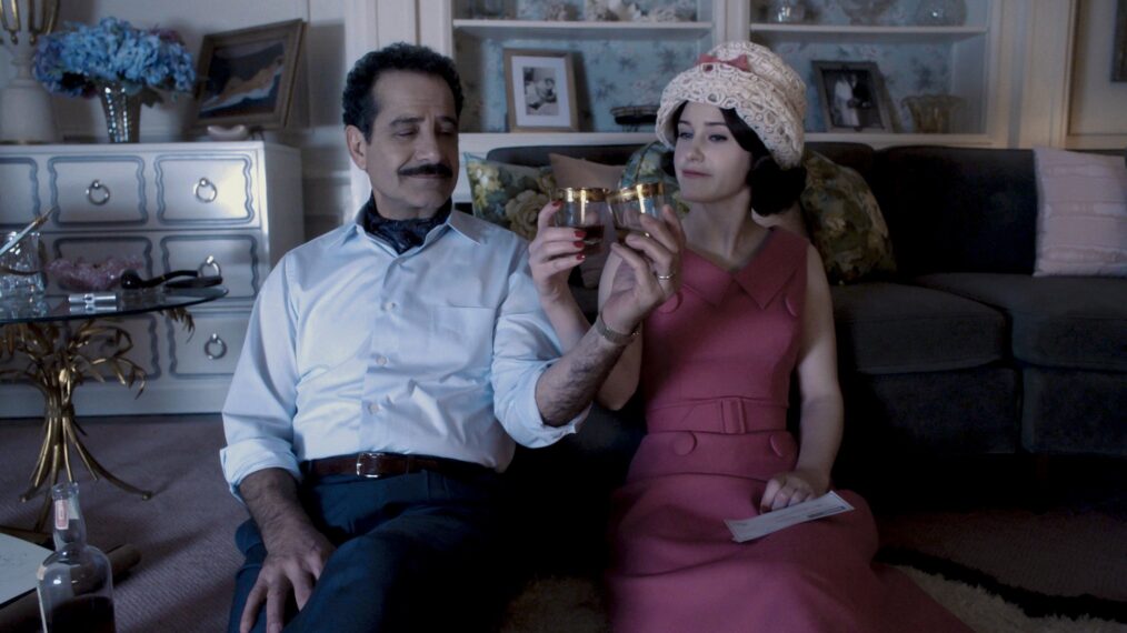 The Marvelous Mrs. Maisel Season 4 Tony Shalhoub and Rachel Brosnhan