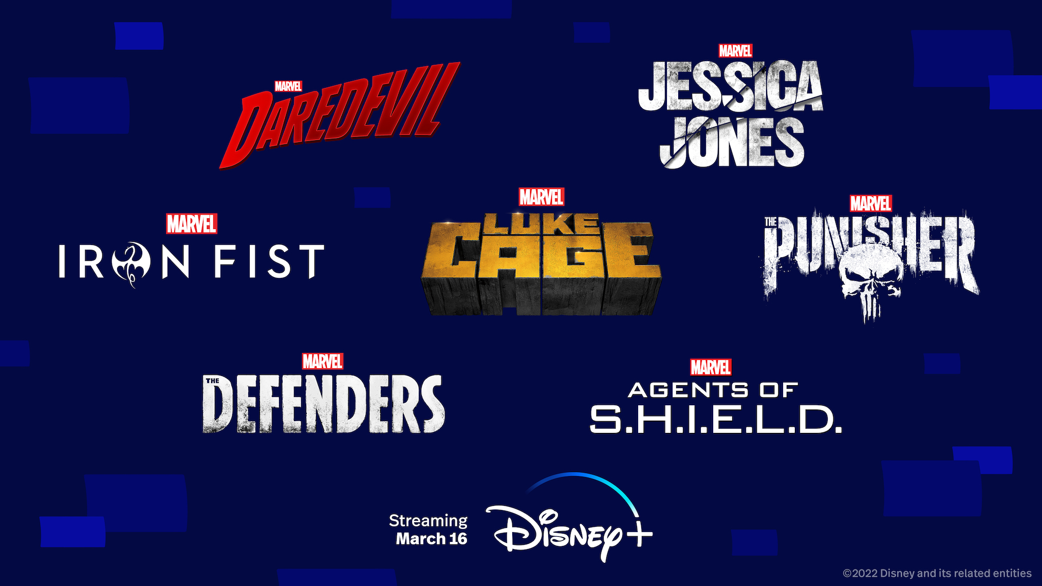 'Daredevil,' 'Agents of S.H.I.E.L.D.' & More Marvel Shows Coming to Disney+