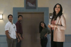 Alex Tarrant as Kai, Noah Mills as Jesse, Yasmine Al-Bustami as Lucy, Katrina Law as Knight in NCIS Hawaii