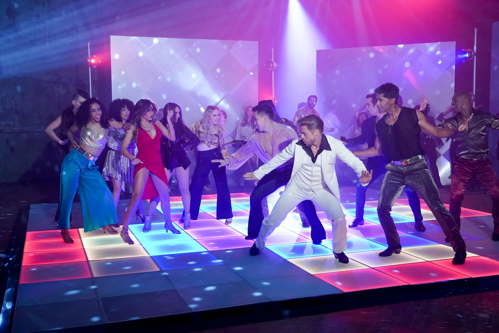 Derek Hough Jenna Dewan On Saturday Night Fever For Step Into 