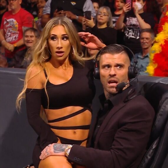570px x 570px - WWE's Corey Graves on Marrying Carmella Days After 'WrestleMania'