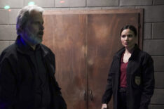 Gary Cole as Special Agent Alden Parker and Katrina Law as Special Agent Jessica Knight in NCIS