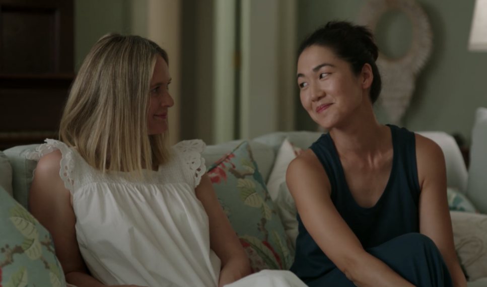 Rachel Blanchard as Susannah and Jackie Chung as Laurel in The Summer I Turned Pretty