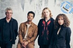 The Cast of Interview with the Vampire at SDCC 2022 - Eric Bogosian, Jacob Anderson, Sam Reid, Bailey Bass