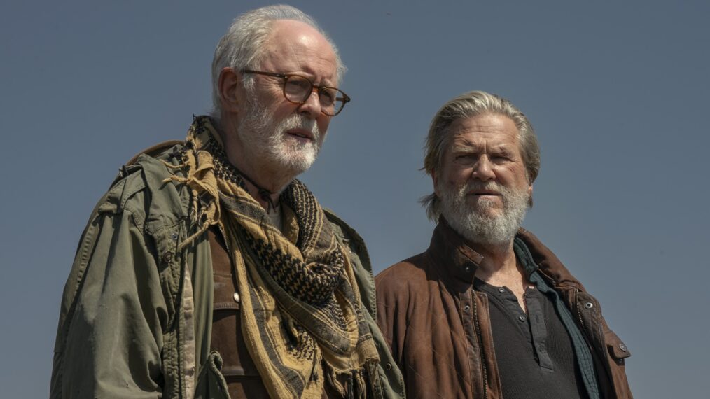 John Lithgow as Harold Harper and Jeff Bridges as Dan Chase in 'The Old Man' Season 2