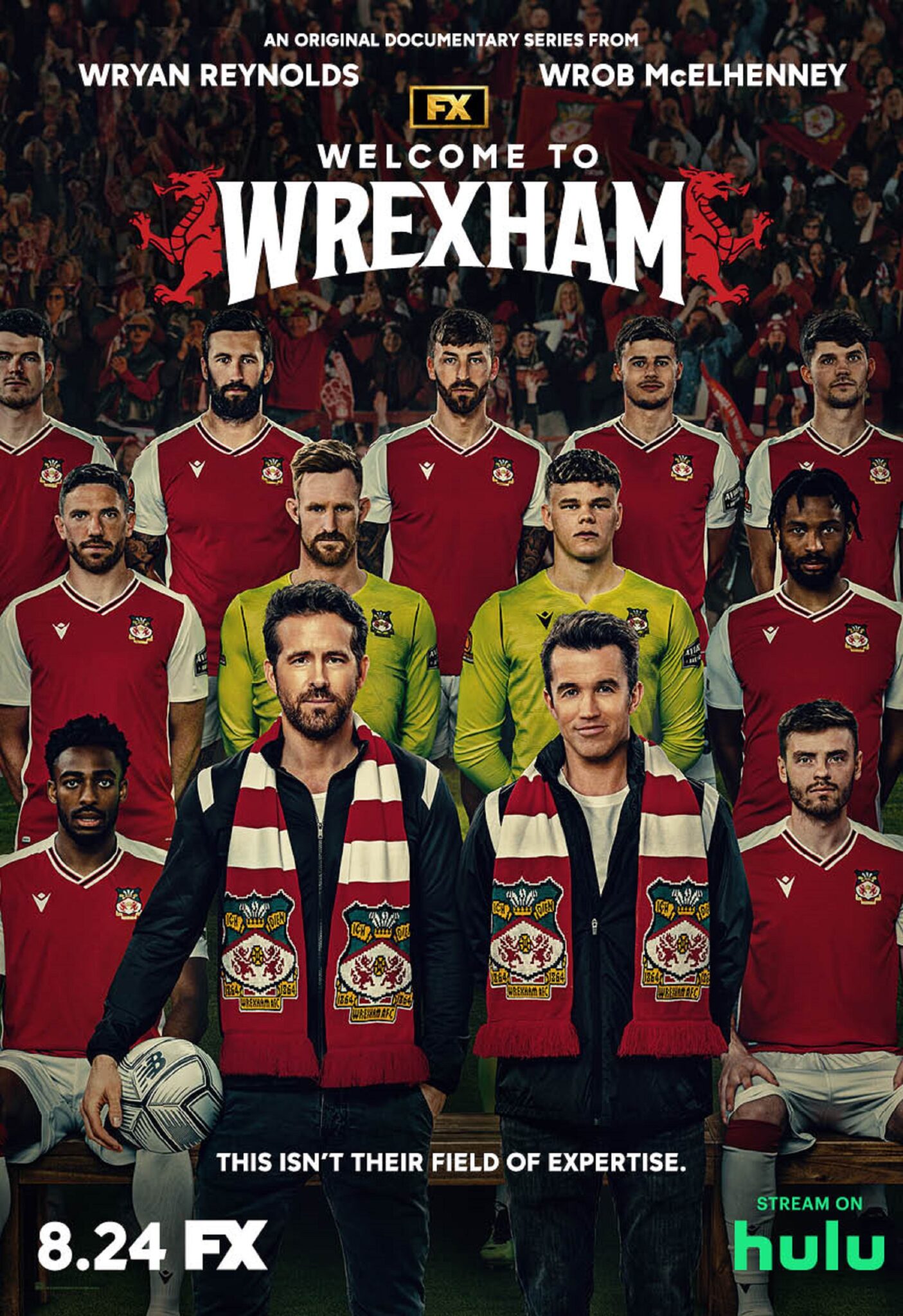 Welcome To Wrexham Trailer Ryan Reynolds And Rob Mcelhenney Buy A Football Club Video 