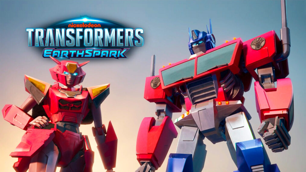 Transformers Earthspark Deluxe Optimus Prime e Robby Malto