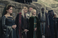 Olivia Cooke, Paddy Considine, Evie Allen, Steve Toussaint, Eve Best, Shani Smethurst in House of the Dragon - season 1 episode 7