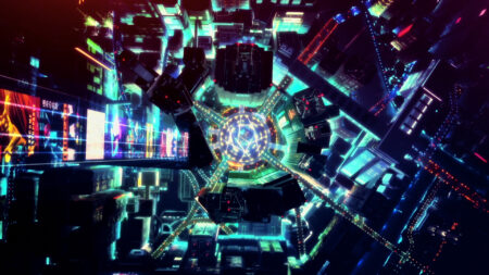 Night City in 'Cyberpunk: Edgerunners'