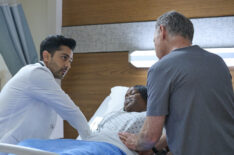 Manish Dayal and Bruce Greenwood in 'The Resident'