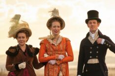 Emma Fielding, Alice Orr-Ewing, and Edward Davis in 'Sanditon' Season 3