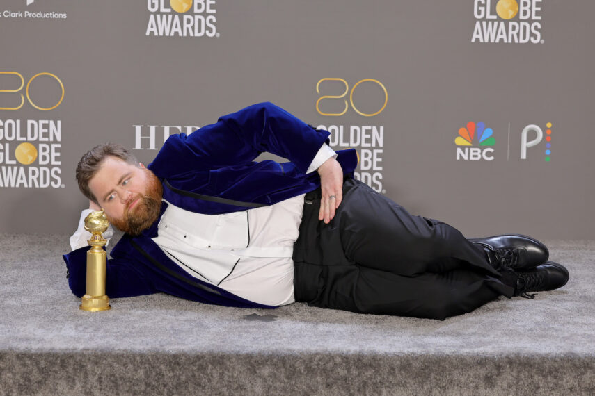 Paul Walter Hauser at the 2023 Golden Globes