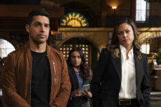 Wilmer Valderrama, Kavi Ramachandran Ladnier, and Vanessa Lachey in 'NCIS'-'Hawai'i'-'LA' Crossover