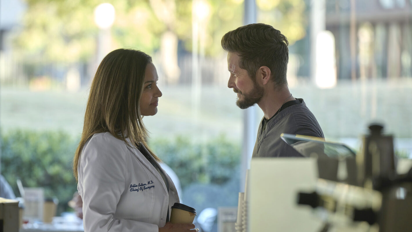 The Resident Whats Next For Conrad And Billie After That Kiss Recap 