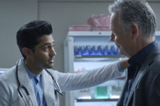 Manish Dayal and Bruce Greenwood in 'The Resident'