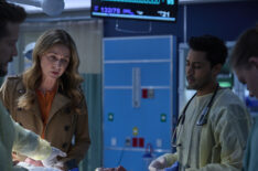 Jane Leeves and Manish Dayal in 'The Resident' - 'All The Wiser'