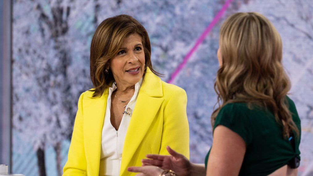 Hoda Kotb on the Today show