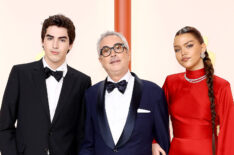 Alfonso Cuarón and guests arrive at the 2023 Oscars