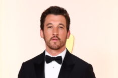 Miles Teller arrives at the 2023 Oscars