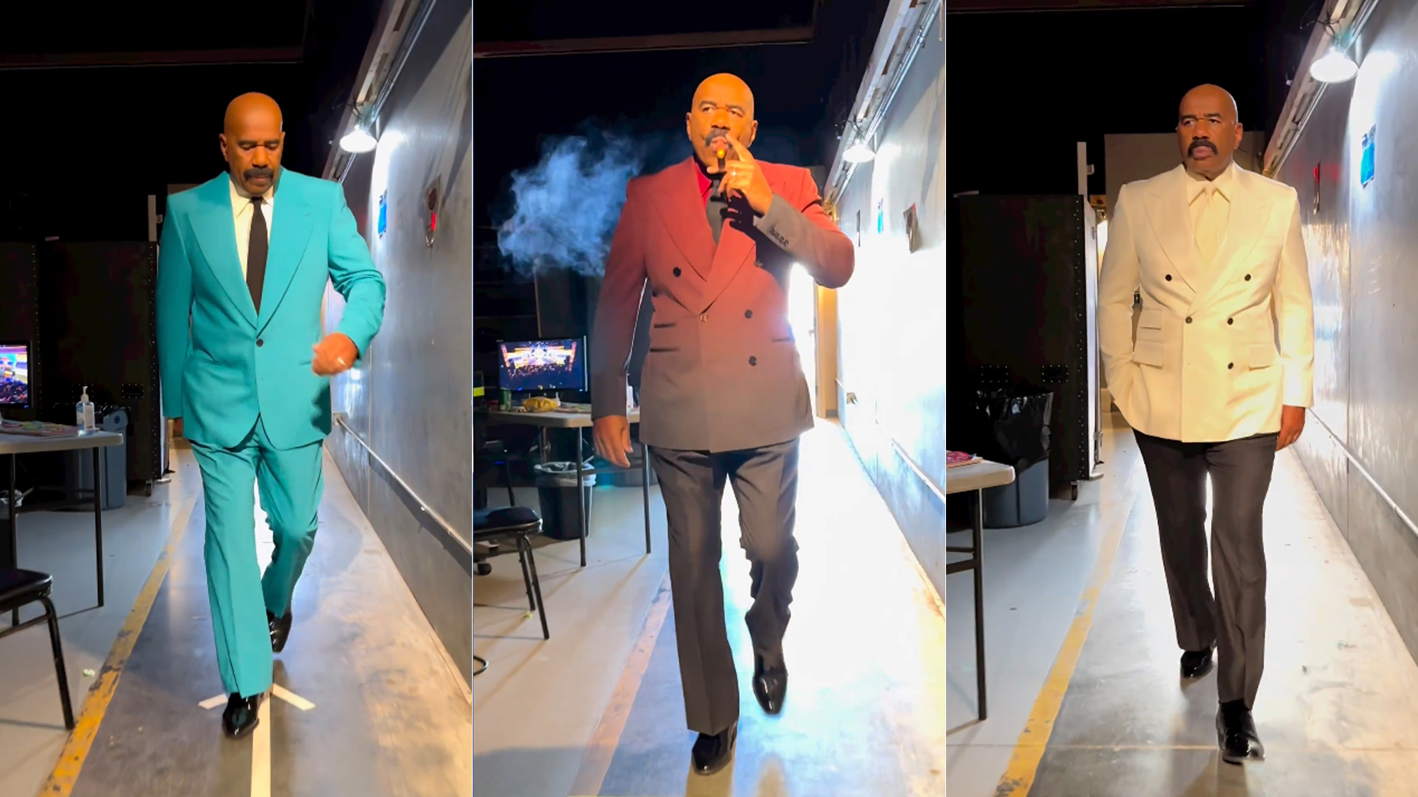 Steve Harvey Gets 'Family Feud' Mafia Makeover, Plus Check Out His ...