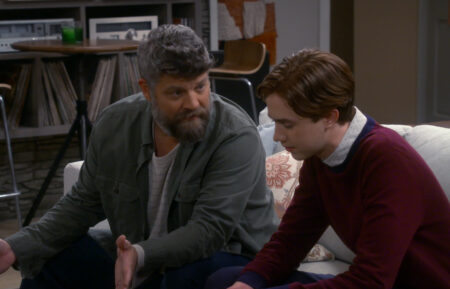Jay R. Ferguson and Ames McNamara in The Conners