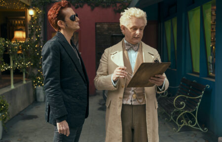 David Tennant and Michael Sheen in 'Good Omens'