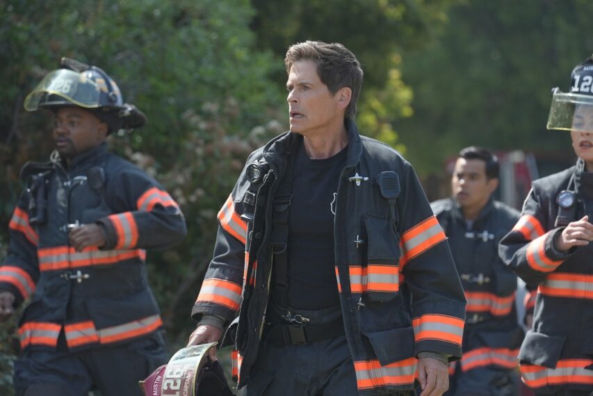 Brian Michael Smith, Rob Lowe, Julian Works and Natacha Karam — '9-1-1: Lone Star'