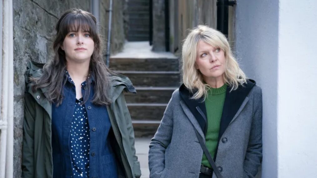 Alison O'Donnell and Ashley Jensen in Shetland - Season 7