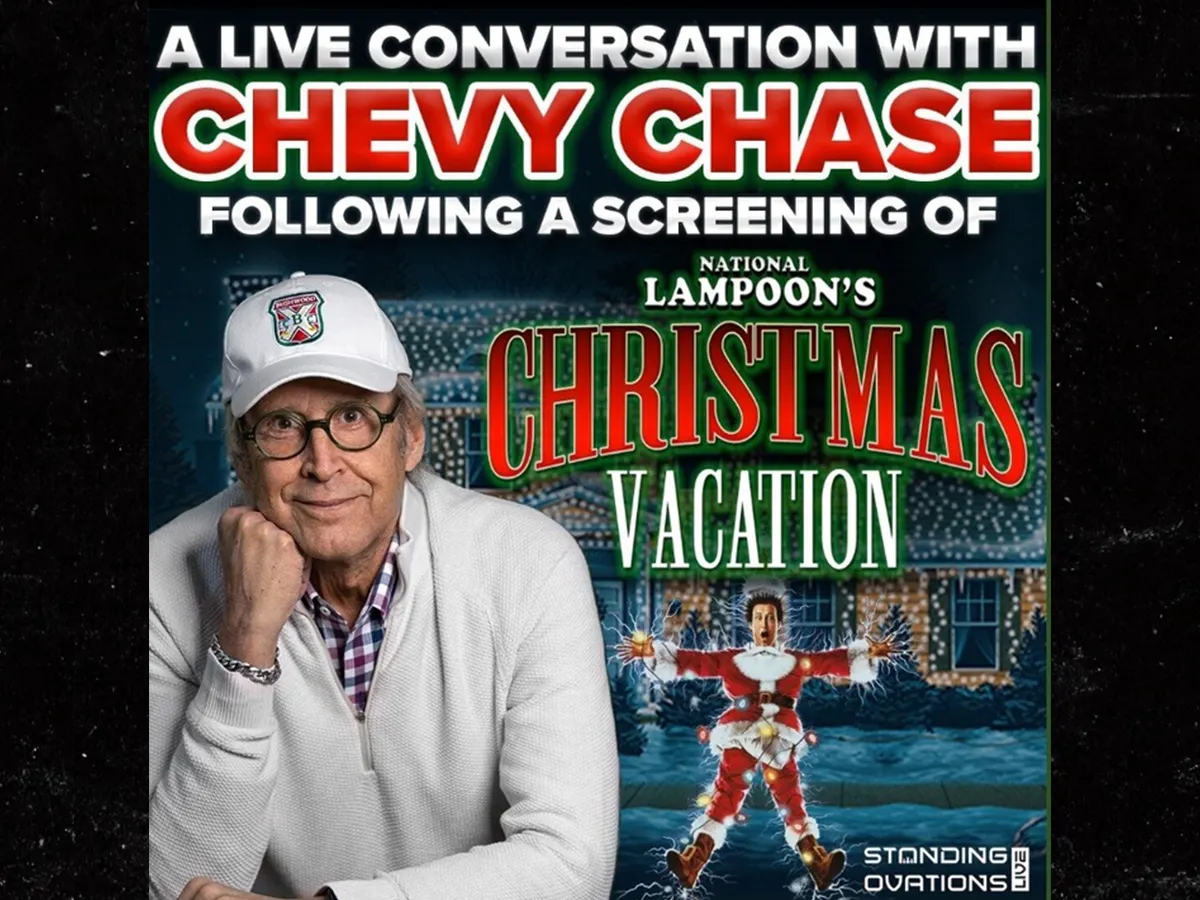 Chevy Chase Falls off Stage at ‘Christmas Vacation’ Movie Q&A (VIDEO)