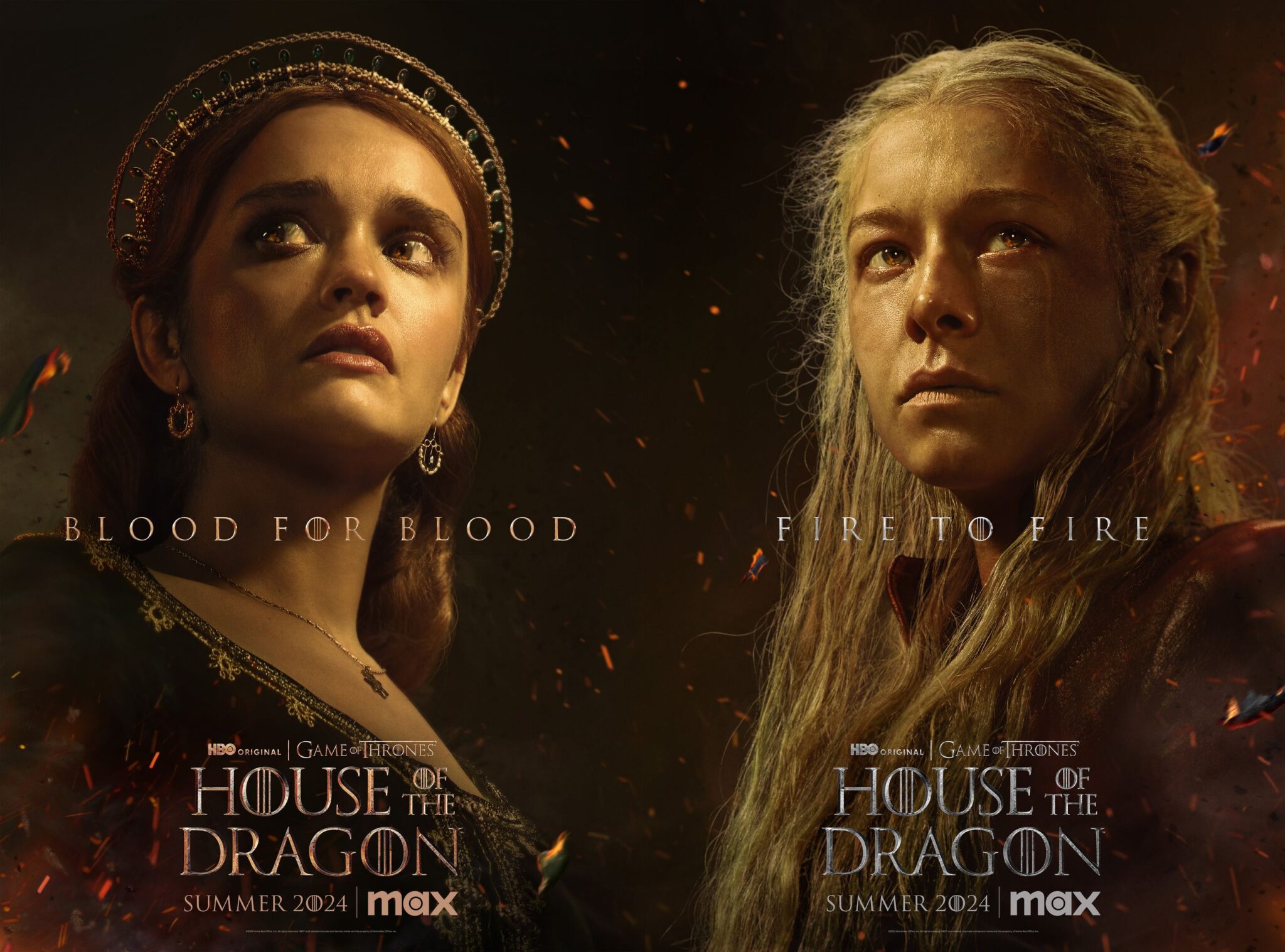 'House of the Dragon' Posters Tease Rhaenyra & Alicent's Season 2 Conflict