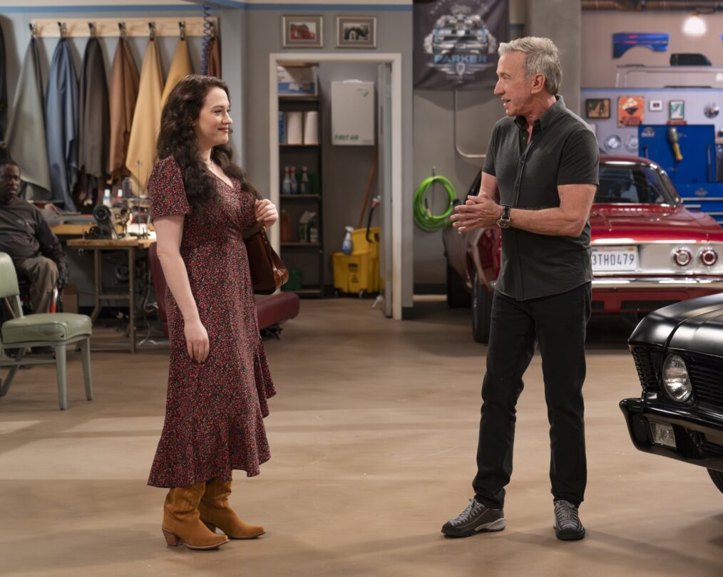 Kat Dennings and Tim Allen in 'Shifting Gears'