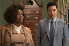 Uzo Aduba and Randall Park in 'The Residence'