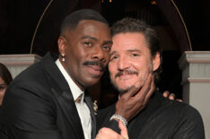 Colman Domingo and Pedro Pascal attend the 2024 Netflix Primetime Emmys after party on January 15, 2024 in Los Angeles, California.