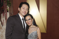 Steven Yeun and Ali Wong attend the 2024 Netflix Primetime Emmys after party on January 15, 2024 in Los Angeles, California.