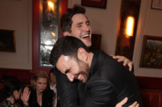 Phil Dunster and Brett Goldstein seen at the Apple TV+ Emmy Awards post ceremony reception at Mother Wolf on January 15, 2024 in Los Angeles, California.