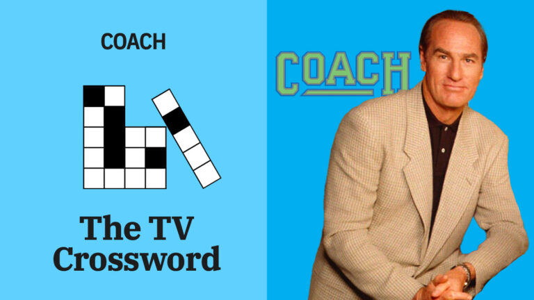Play the Coach TV Crossword