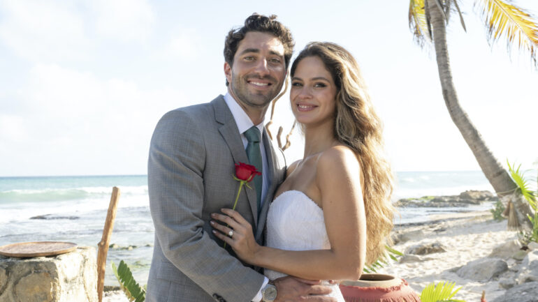 Joey Graziadei and Kelsey Anderson in 'The Bachelor' finale