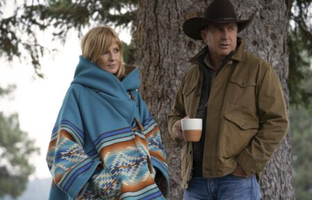 Kelly Reilly and Kevin Costner in 'Yellowstone'