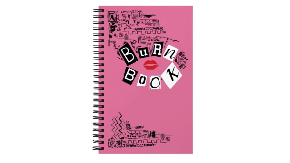 Mean Girls Burn Book Spiral Notebook