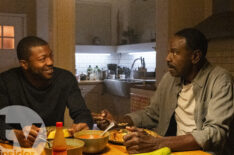 Edwin Hodge as Special Agent Ray Cannon and Steven Williams as Ray Cannon Sr. in 'FBI: Most Wanted' Season 5 Episode 9 'The Return'